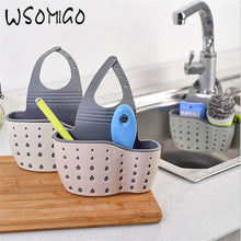 Carregar imagem no visualizador da galeria, 1pcs Kitchen Tools Adjustable Snap Sink Soap Sponge Kitchen Accessories Cozinha Kitchen Hanging Drain Basket Kitchen Gadgets-S