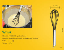 Carregar imagem no visualizador da galeria, Heat Resistant Non-stick Kitchen Silicone Cooking Utensils Set Turner Whisk Spatula Food Brush Non-stick Kitchen Tools Cooking