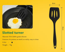 Carregar imagem no visualizador da galeria, Heat Resistant Non-stick Kitchen Silicone Cooking Utensils Set Turner Whisk Spatula Food Brush Non-stick Kitchen Tools Cooking