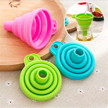 Carregar imagem no visualizador da galeria, Kitchen Accessories 1pcs Mini Silicone Foldable Funnel Hopper Kitchen Cozinha Cooking Tools Cuisine Kitchen Gadgets dishes