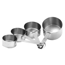 Carregar imagem no visualizador da galeria, 4 Pcs/Set Stainless Steel Measuring Cup Sets For Baking Sugar Coffee Graduated Spoons Scoop Measuring cozinha
