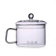 Carregar imagem no visualizador da galeria, Creative Soup Pot Resistant Transparent Glass Cooker Salad Instant Noodle Bowl Handmade Saucepan Stovetop Cooking Tools Kitchen
