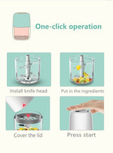 Carregar imagem no visualizador da galeria, ChildKing Electric Baby Food Machine  fruit and vegetable blender safe  convenient mini portable multi-function juicer
