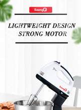 Carregar imagem no visualizador da galeria, saengQ 7 Speed Electric Food Mixer Table Stand Cake Dough Mixer Handheld Egg Beater Blender Baking Whipping Cream Machine
