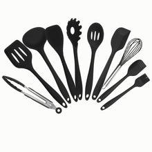 Carregar imagem no visualizador da galeria, Heat Resistant Non-stick Kitchen Silicone Cooking Utensils Set Turner Whisk Spatula Food Brush Non-stick Kitchen Tools Cooking
