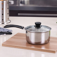 Carregar imagem no visualizador da galeria, Stainless Steel Saucepan Soup Pot for Dairy Saucepan and Noodle Soaking In Household Dormitory Kitchen Milk Pots kitchen tools

