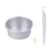Carregar imagem no visualizador da galeria, 4/6/8 Inch Round Cake Pan Set With Removable Bottom Aluminum Alloy Chiffon Cake Mold/Mould Set 3 Tier Round Cakes Tins      C019

