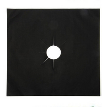 Carregar imagem no visualizador da galeria, Placa de Fogão Protetor Gadget Liner Cover Limpeza Ferramentas de cozinha Acessórios de cozinha Cozinha-S, WSOMIGO 1 Pc Black &amp; Sliver Foil Hob
