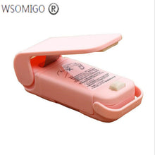 Carregar imagem no visualizador da galeria, Heat Sealer Kitchen Accessories Cozinha Gadget Mini Pocket Home Sealing Machine Kitchen Tool Vacuum Bag Clips Snack Bag Sealer-S
