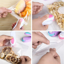 Carregar imagem no visualizador da galeria, Heat Sealer Kitchen Accessories Cozinha Gadget Mini Pocket Home Sealing Machine Kitchen Tool Vacuum Bag Clips Snack Bag Sealer-S
