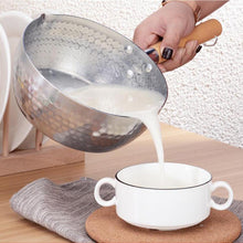 Carregar imagem no visualizador da galeria, Heating Milk Soup Pot Stockpot Sauce Pan Aluminum Nonstick Saucepan With Wooden Handle Cooking For Soup Stew Sauce Pasta
