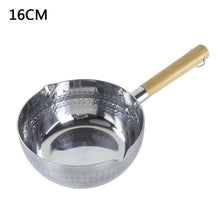 Carregar imagem no visualizador da galeria, Heating Milk Soup Pot Stockpot Sauce Pan Aluminum Nonstick Saucepan With Wooden Handle Cooking For Soup Stew Sauce Pasta
